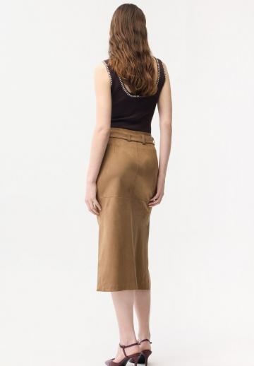 Юбка с накладными карманами