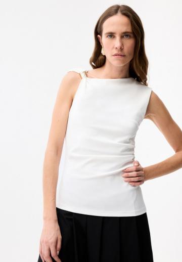 Блузка без рукавов