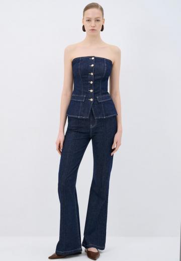 Джинсовая жилетка