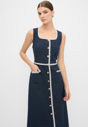 Джинсовый комбинезон