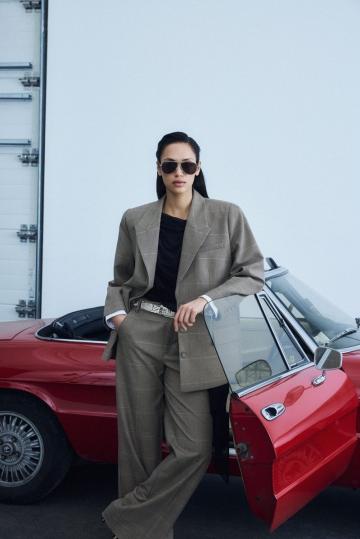 Длинный блейзер