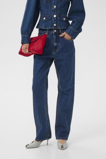 Прямые джинсы