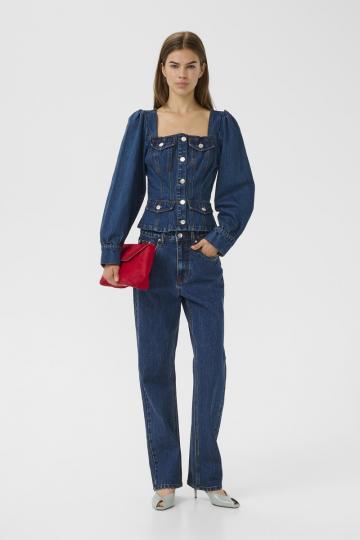 Прямые джинсы