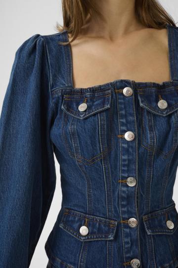 Джинсовый комбинезон