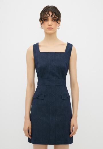 Джинсовый комбинезон