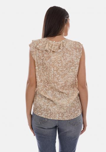 Блузка без рукавов