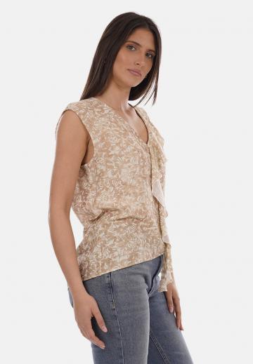 Блузка без рукавов
