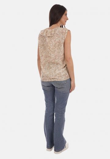 Блузка без рукавов