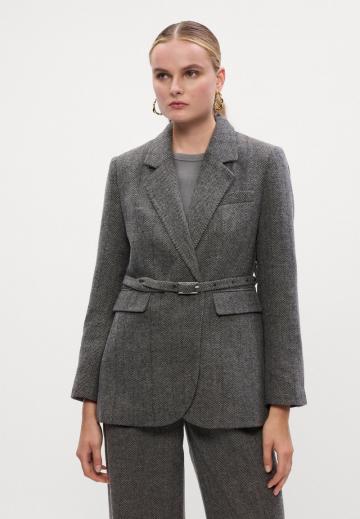Длинный блейзер