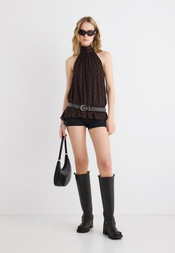 Длинный топ