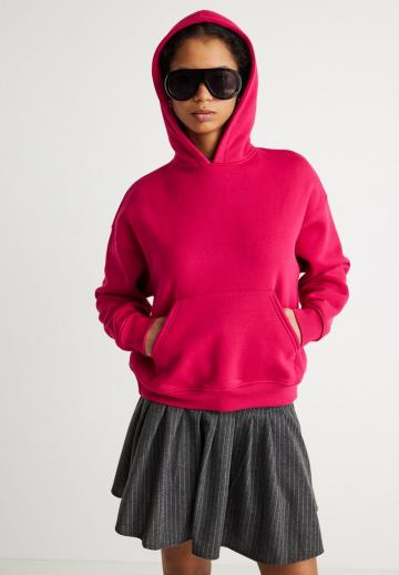 Пуловер с капюшоном