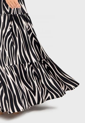 Юбка с воланами