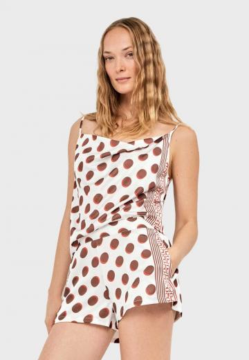 Топ на бретельках