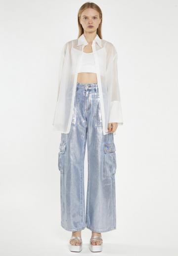 Клешеные джинсы