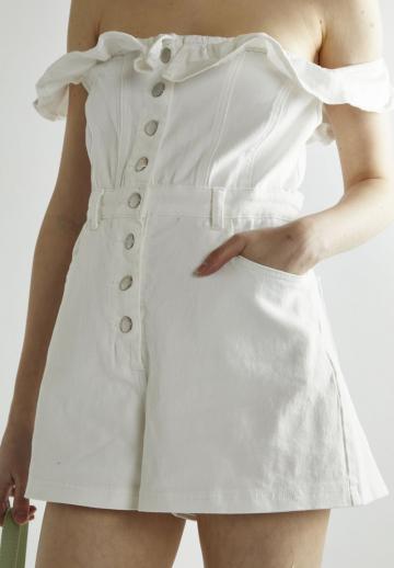 Джинсовый комбинезон