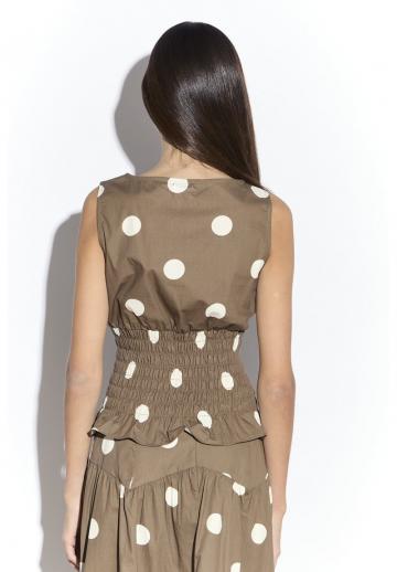 Блузка без рукавов