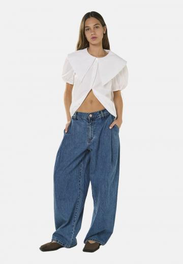 Джинсовый комбинезон