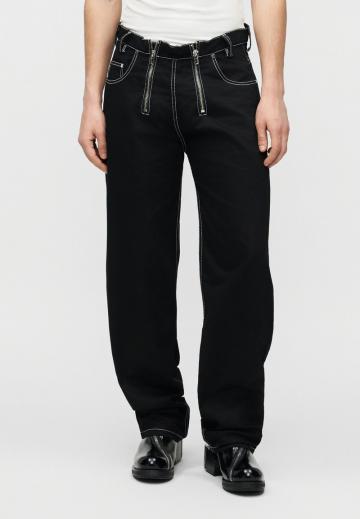 Прямые джинсы