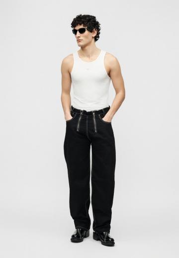 Прямые джинсы