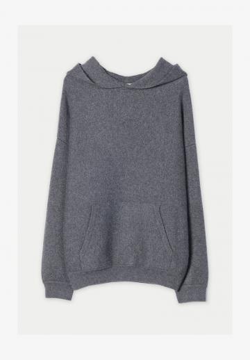 Пуловер с капюшоном
