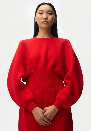 Вязаное платье