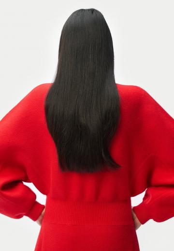 Вязаное платье