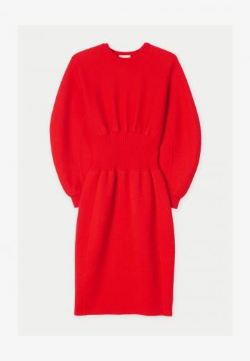 Вязаное платье