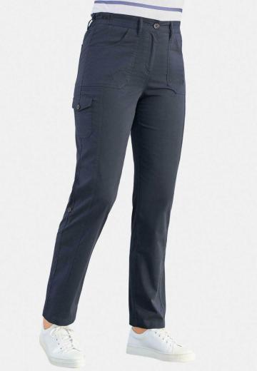 Брюки с накладными карманами