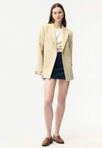 Юбка с накладными карманами