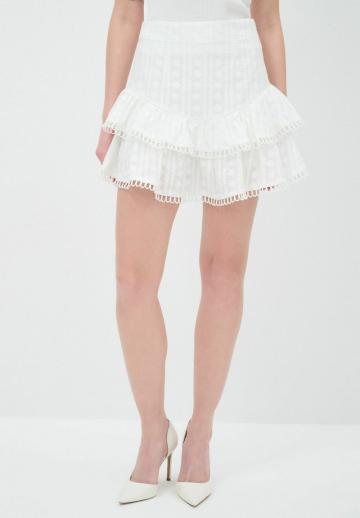 Юбка с воланами