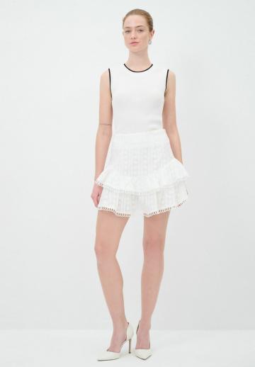 Юбка с воланами