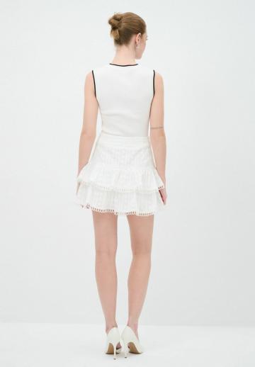 Юбка с воланами