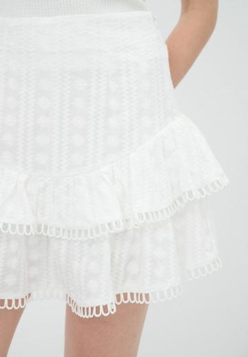 Юбка с воланами