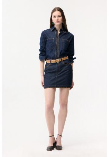 Джинсовая юбка