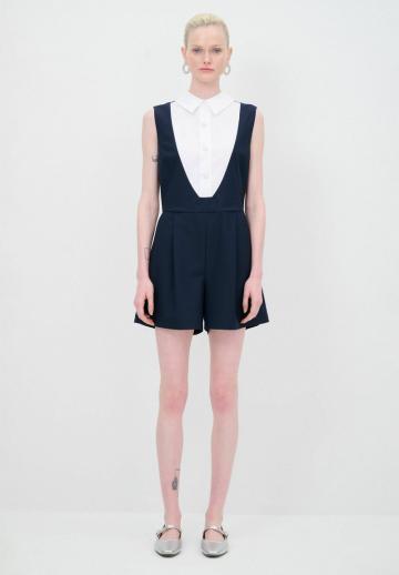 Джинсовый комбинезон