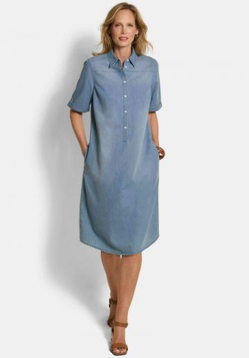 Джинсовое платье