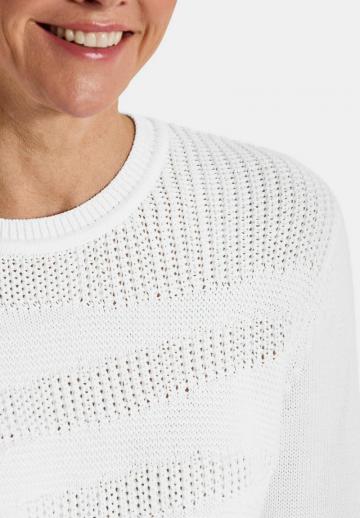 Пуловер с рукавом три четверти