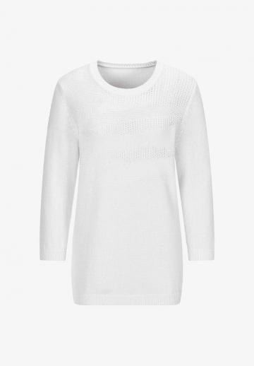 Пуловер с рукавом три четверти