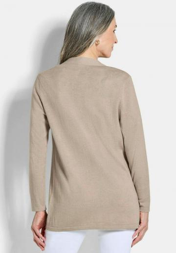 Длинный жилет