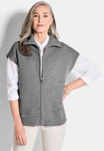 Длинный жилет