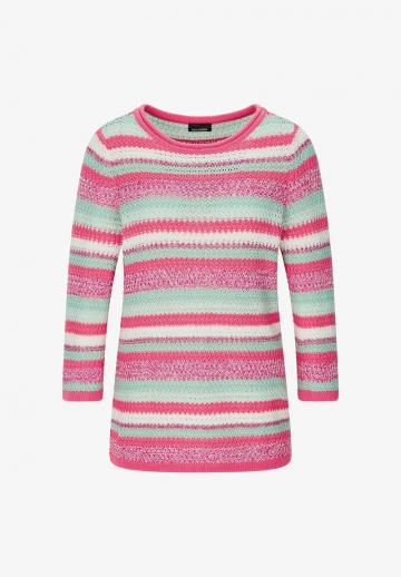 Пуловер с рукавом три четверти