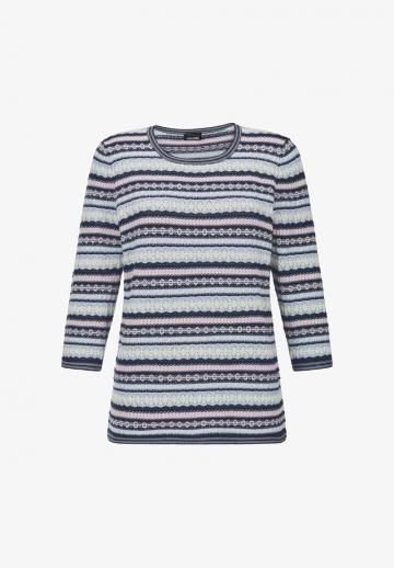 Пуловер с рукавом три четверти