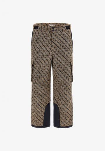 Брюки с накладными карманами