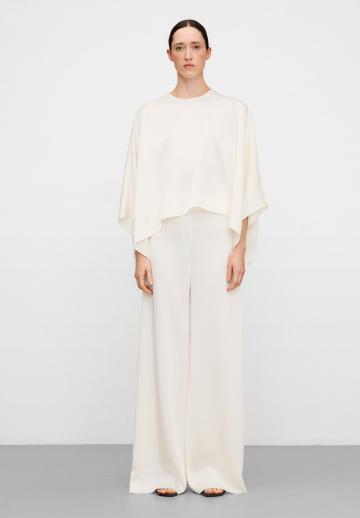 Атласная блузка