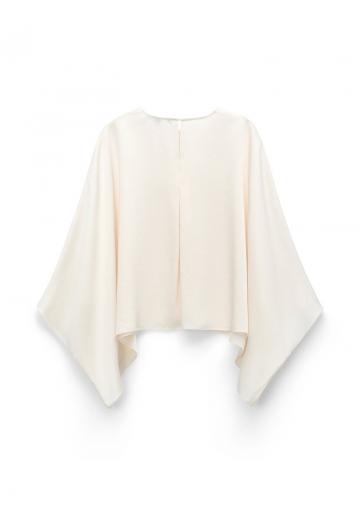 Атласная блузка