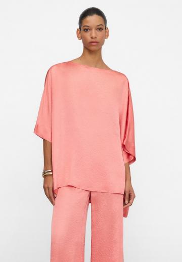 Атласная блузка