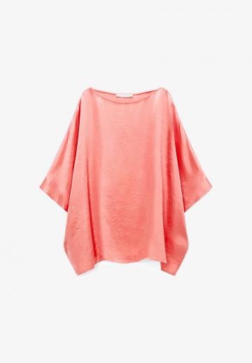 Атласная блузка