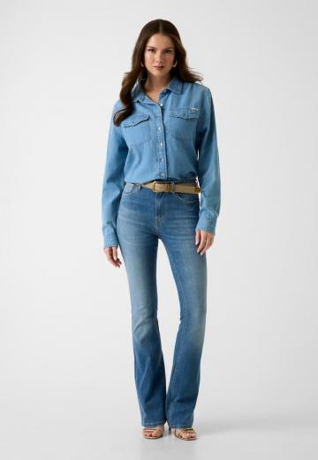Джинсовая блузка
