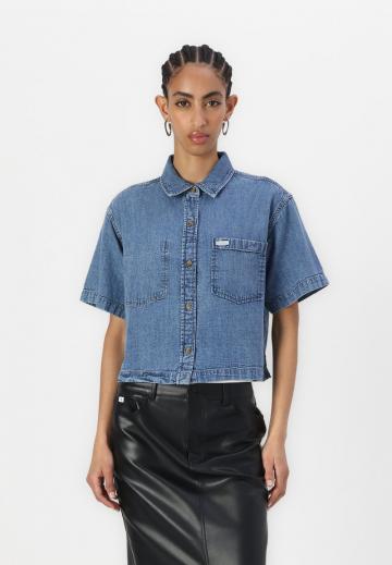 Джинсовая блузка