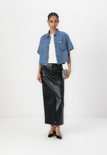 Джинсовая блузка